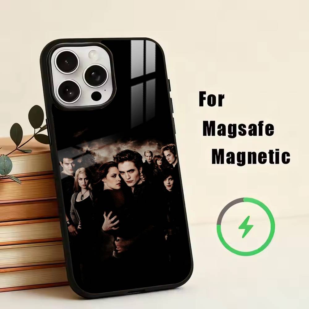 T-Twilight Saga Edward  Phone Case For iPhone17,16,15,14,13,12,11 Plus,Pro Magnetic with Magsafe Wireless Charging