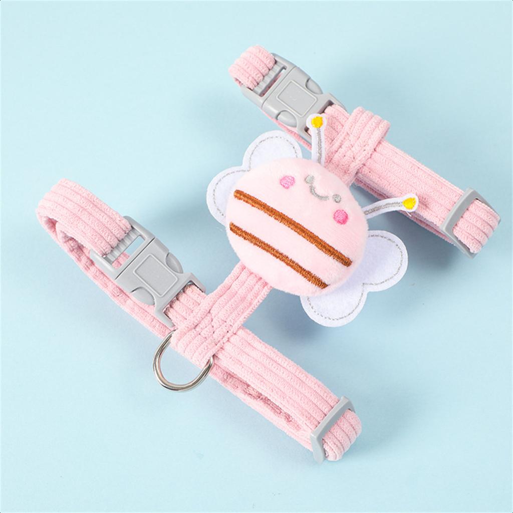 New Ultimate Top-rated Durable Comfortable Antilost Bee-Shaped Pet Harness Set for Puppy Dog Cat. Premium Soft Supplies Ensure P