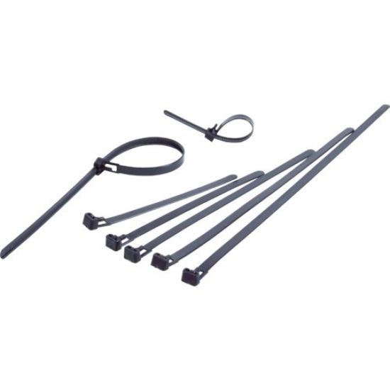 TRUSCO Easy Release x Maximum Binding Diameter Tie, 4.5mm 300mm, 80mm, Weather-Resistant, TRERHV-300MW