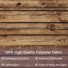 2D Rustic Wooden Texture Tapestry, Farmhouse Style Wood Plank Backdrop