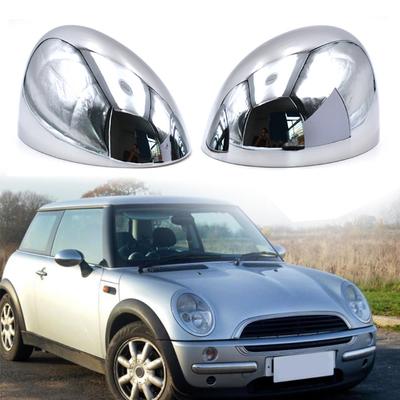 Left & Right Mirror Cover Rearview Cap For Bmw Mini Cooper R50 R52 R53 489120050