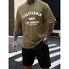 California Los Angeles Est 1776 Men T Shirts Retro Fashion Soft Short Sleeve Summer Comfortable T-Shirt Unisex Loose Top