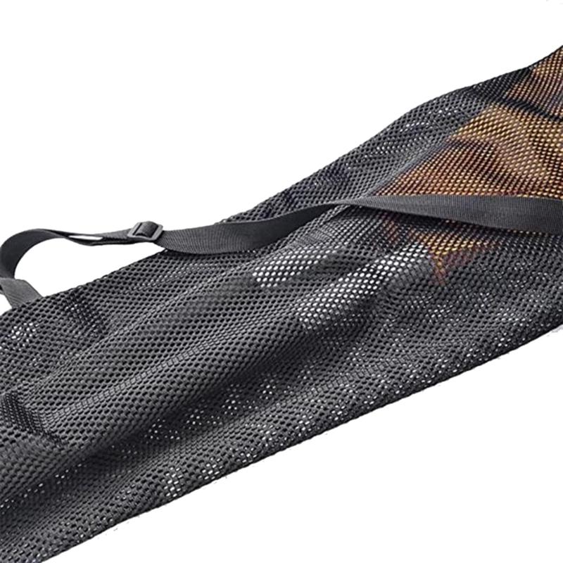 Kayak Paddles Storage Bag Pouches Adjustable Shoulder Strap Drawstring Mesh Bag Canoes Boats Split Paddles Carrying Bag