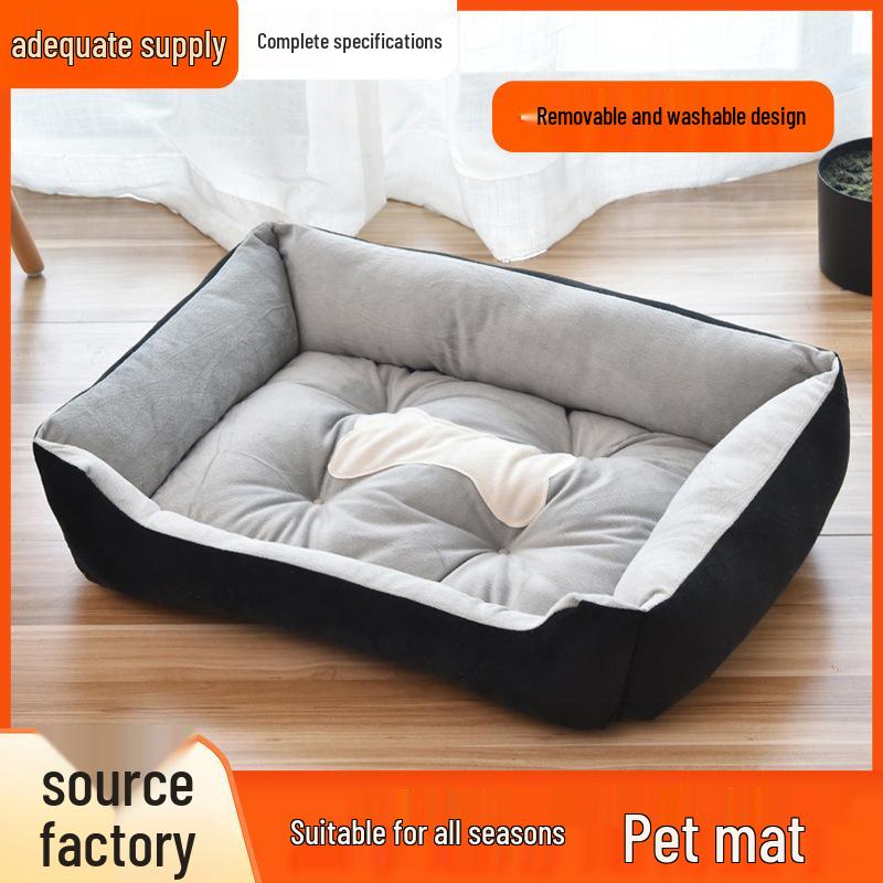 Cozy Winter Pet Bed - Soft Kennel Nest for Dogs & Cats in All Sizes