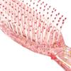 Transparent Shiny Combs Girls Hair Scalp Massage Comb Hair Brush Wide Tooth Comb Women Salon Hairdressing Styling Tools Gift