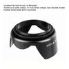 MYOBO Camera HD UV Filter + Len Hood + Lens Cap - 49 52 58 55 62 67 72 77 82 mm for DSLR SLR Camera Universal Lente Protector Ki