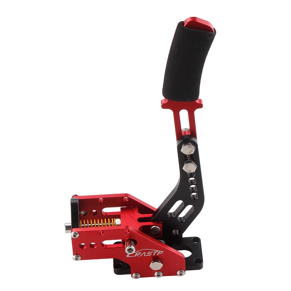 

MUTEKI Ручний гальмо для гри Ручний гальмо Без чіпа DIY Ручний гальмо Гоночна гра Кермо Контролер (Червоний)