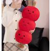 Red Tanghulu Shaped Plush Toy Cute Stuffed Doll Cartoon Kids Birthday Gifts