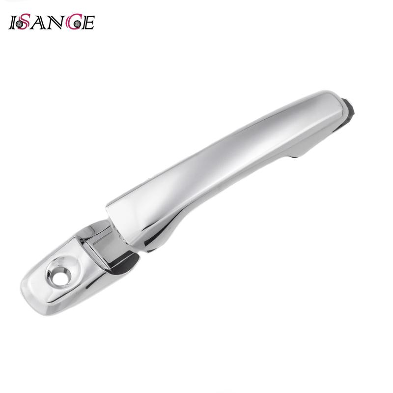 Chrome For 2011- Ford Explorer 2.0L 2.3L 3.5L 3.7L Front Left Driver Exterior Car Door Handle W/ Key Hole BB5Z7822404BA
