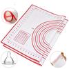 Oversize 80/70/60/30cm Silicone Baking Mat Rolling Kneading Pad Pastry Tools Crepes Pizza Dough Non-Stick Kitchen Silicone Mat