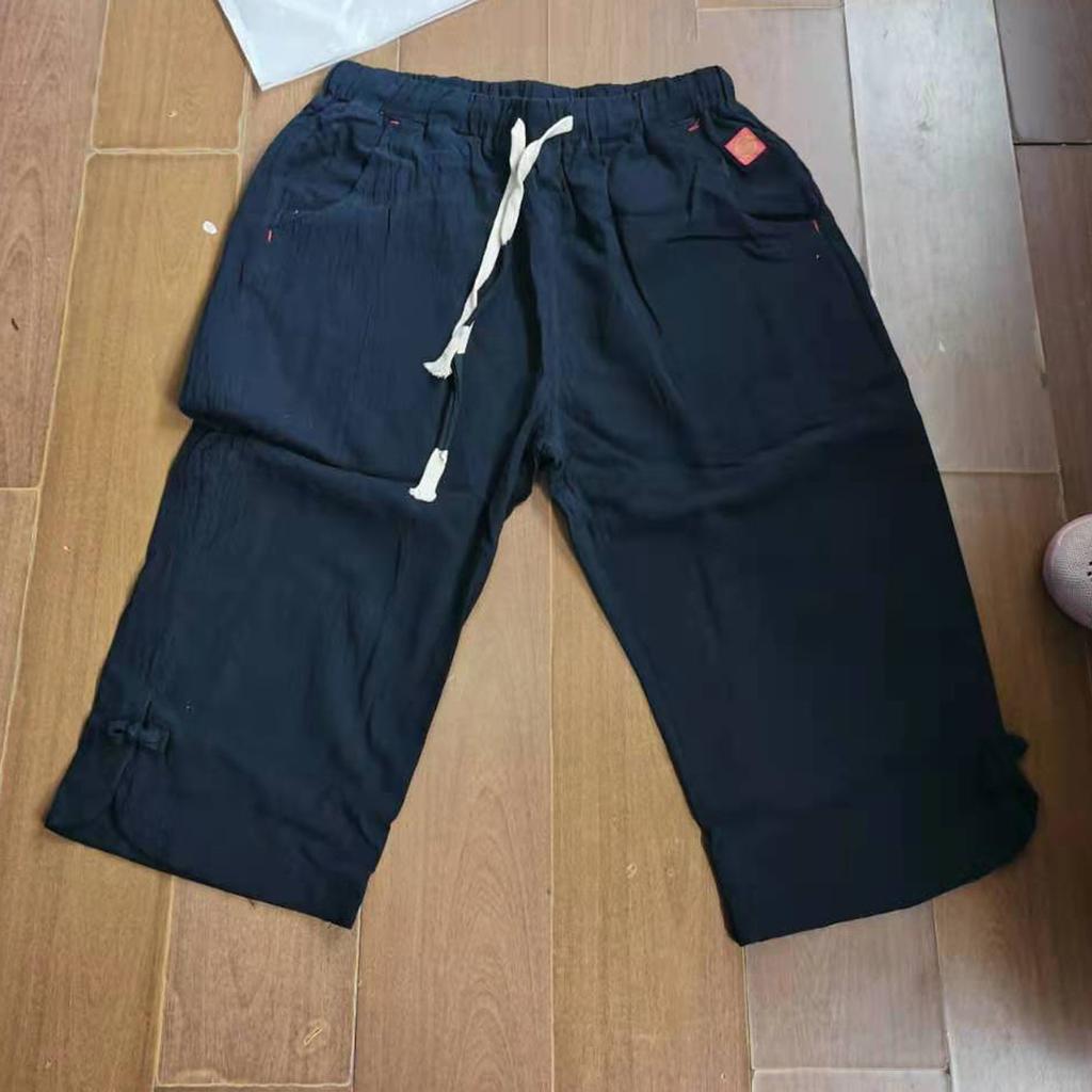 Men Home Outdoor Fashion Casual Basic Loose Breathable Quick-drying Pants