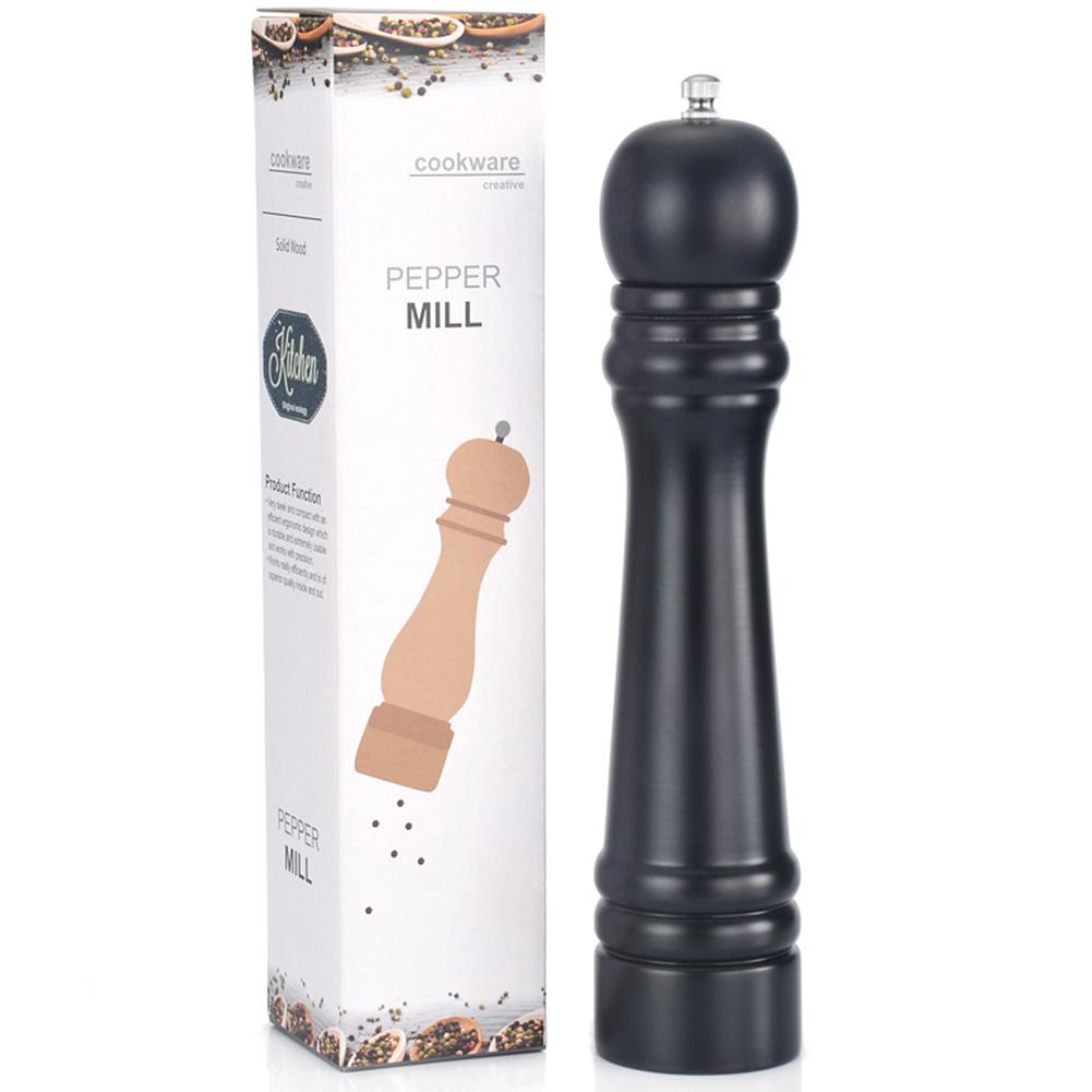 

Manual Pepper Grinder Salt Pepper Seasoning Mill Kitchen Accessories Black #1