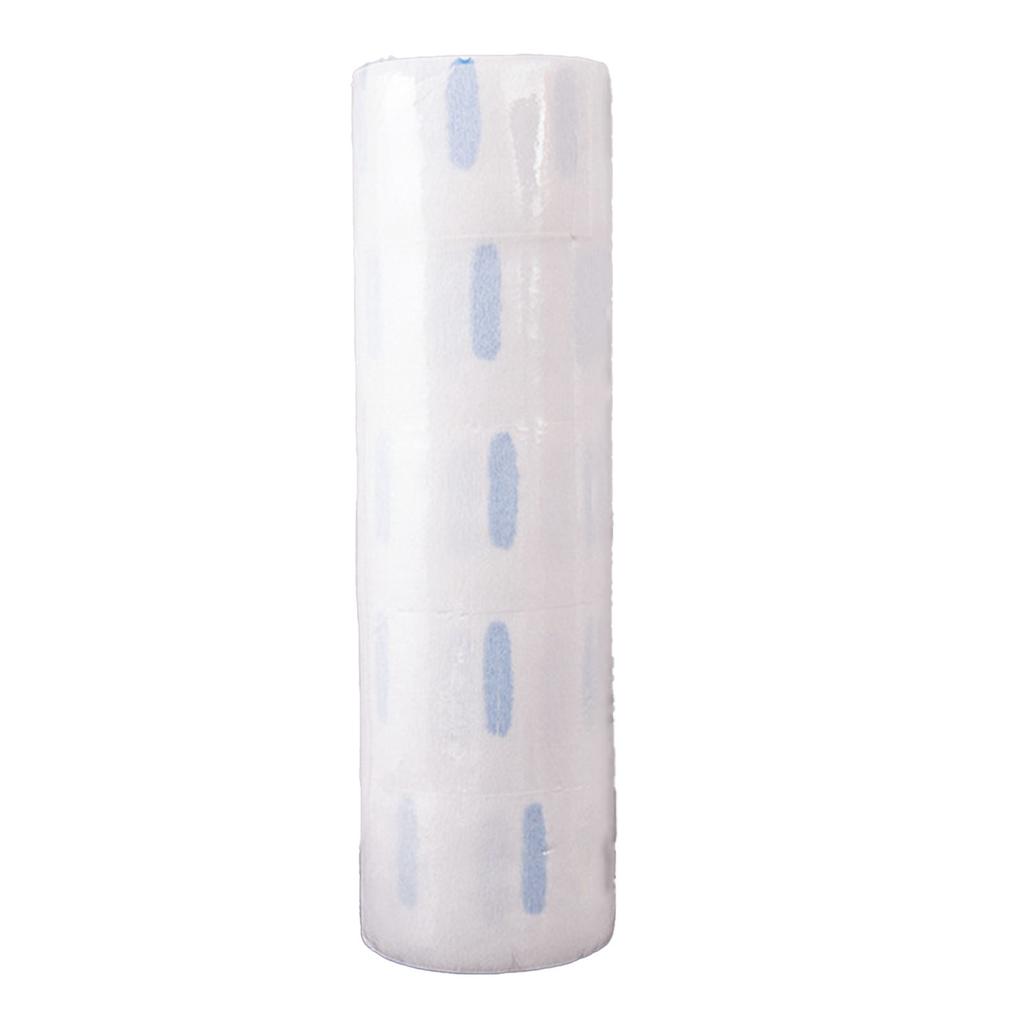 5 Rolls Neck Strips White Professional Stretchy Barber Neck Strips Paper Hairdressing Tool for Hair Cutting