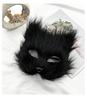 Weihnachts-Cosplay-Set: Niedliche Bärenpfoten-Handschuhe & Plüsch Waschbär Halbmaske