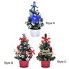 Kleiner Weihnachtsbaum 20cm DIY Sammlerstück Weihnachtsgeschenk Künstlicher Grüner Baum für