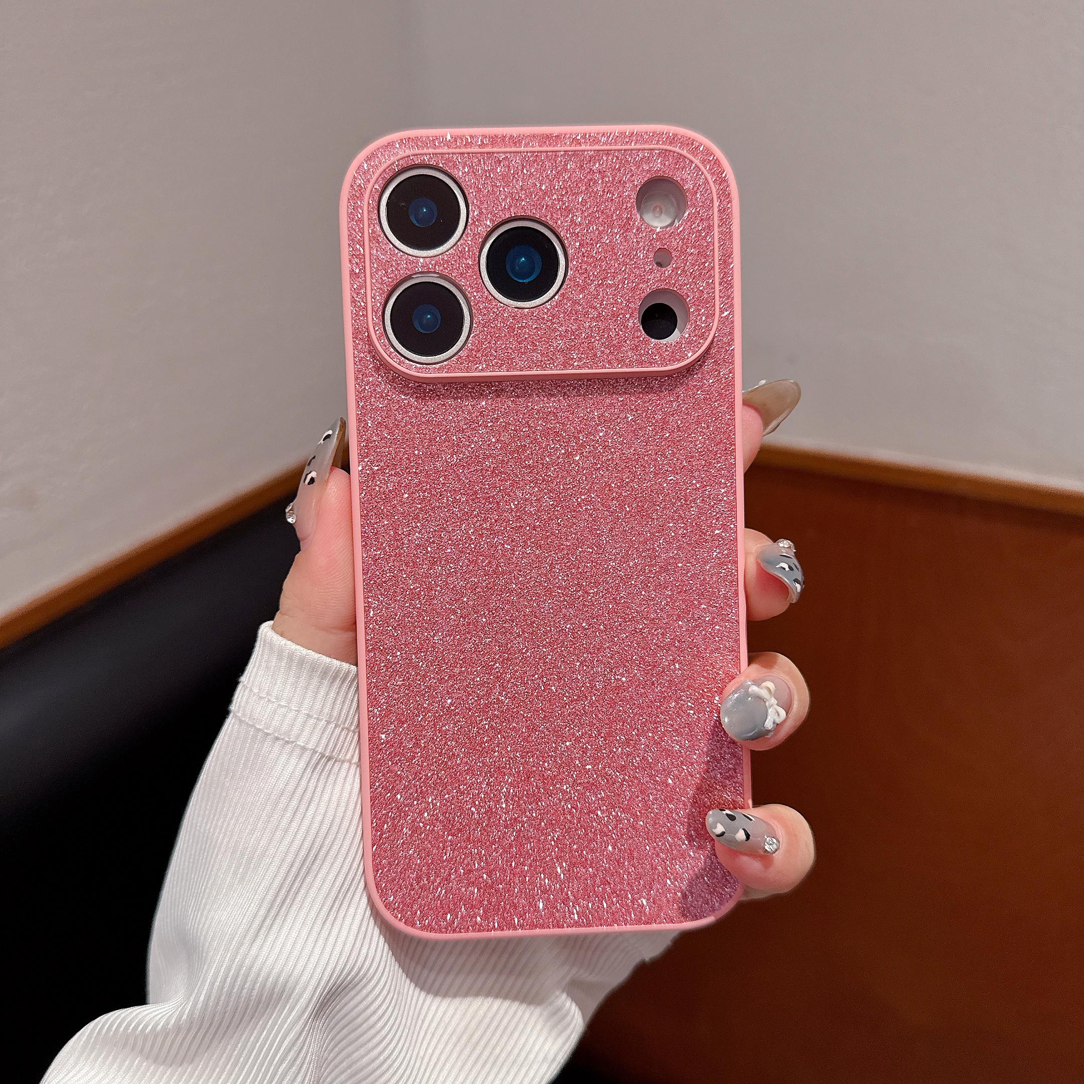 

Блестящий жесткий чехол из поликарбоната, подходящий для iPhone 17, 17 Pro, 17 Promax Air, ударопрочный и блестящий защитный чехол PC&iPhone17