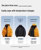 Unisex 3-in-1 Cotton Jacket Set: Windproof, Multi-Functional Climbing & Skiing Gear