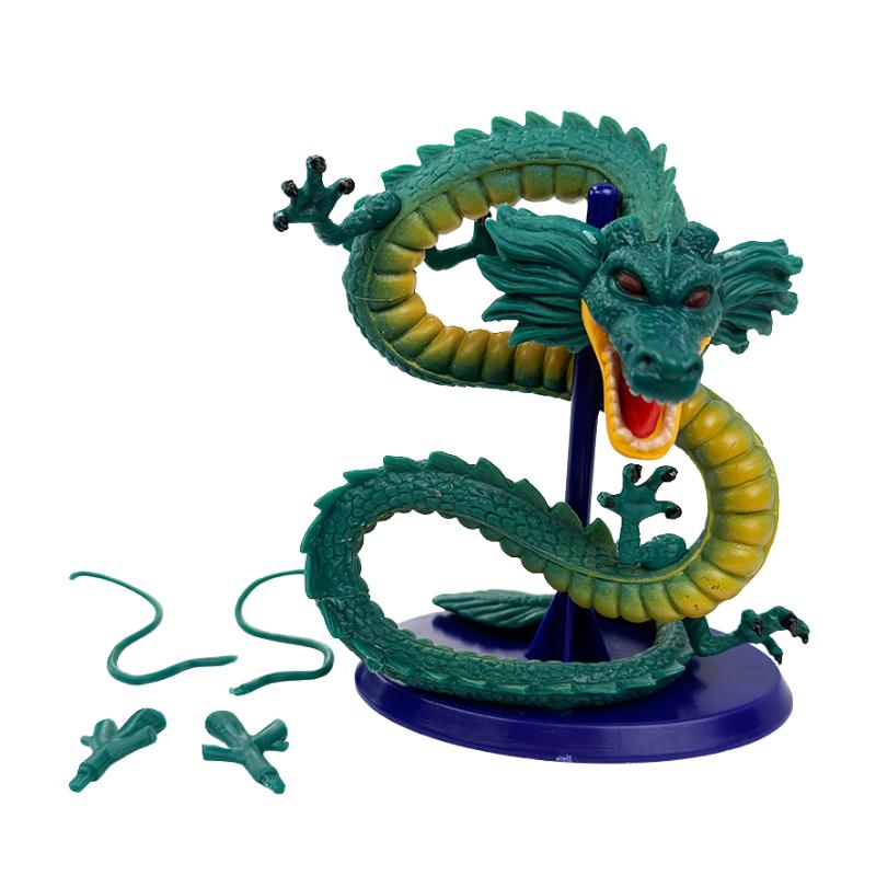 Anime Shenron Figure Toys DBZ Cyan Dragon Cartoon Handmade PVC Figurine Decoration Birthday Model Dolls Birthday Gifts Kids