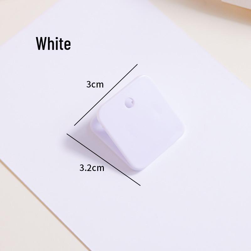 Acrylic Transparent Square Planner Clips for Documents & Tickets