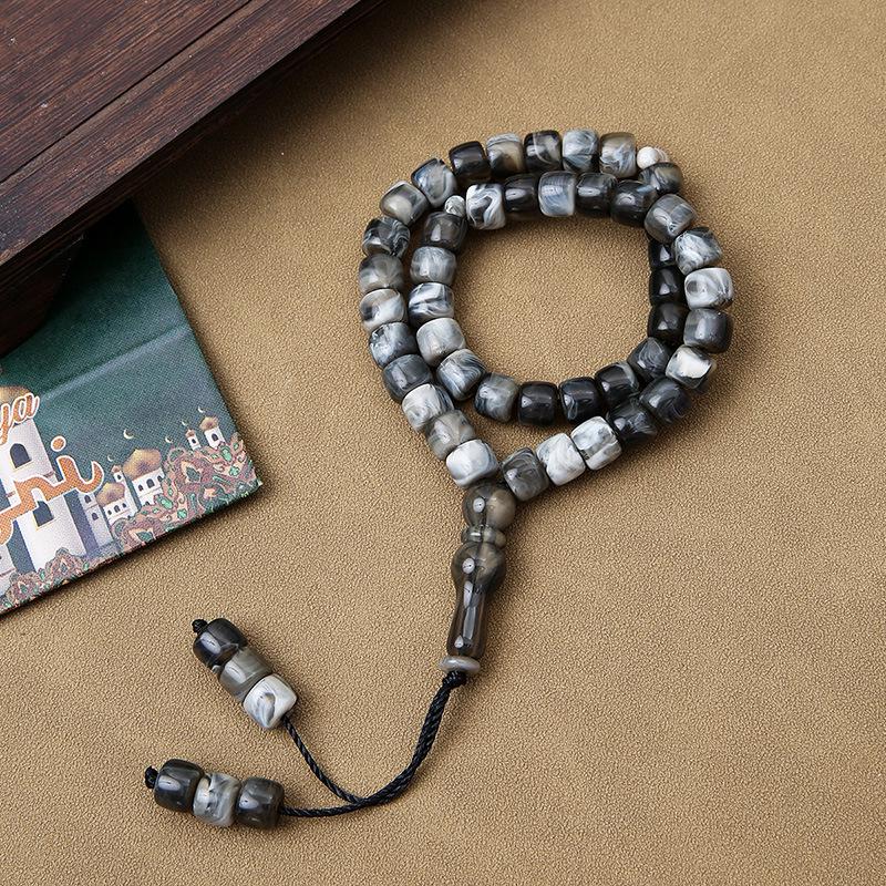 Muslim 45-Bead Tasbih 8x10mm Islamic Prayer Beads Rosary