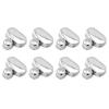 Universals Thickness Mirror Fixing Clamps Rusts Resistant Mirror Mounting Clamps For Seamlessly Bathroom Setups