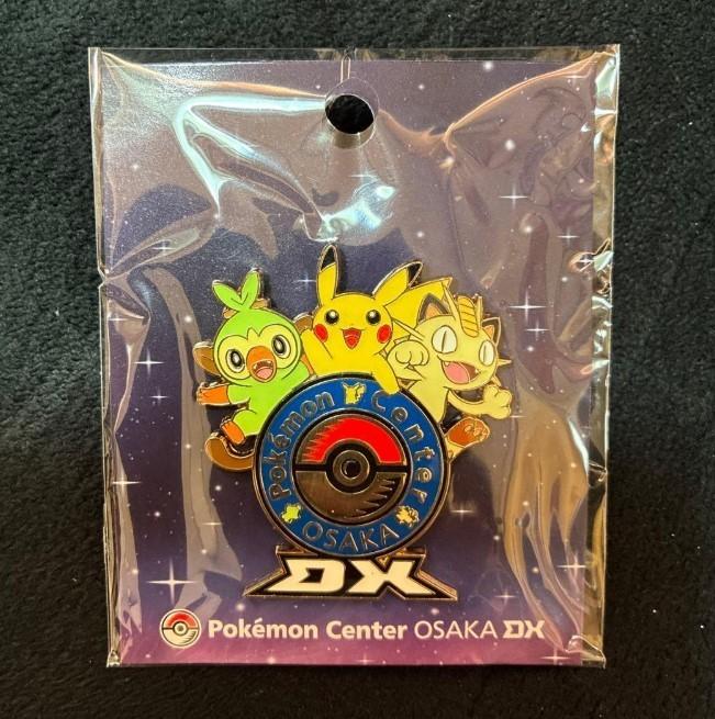 

[Pokemon Center OSAKA DX Limited Logo Pin] Japan Limited Pikachu