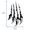 1Pair Monster Claw Paw Scratch Stickers for Car Hood Bonnet Body Decals PVC Sticker Car Styling Film Graphics Sheet  32x19.5cm