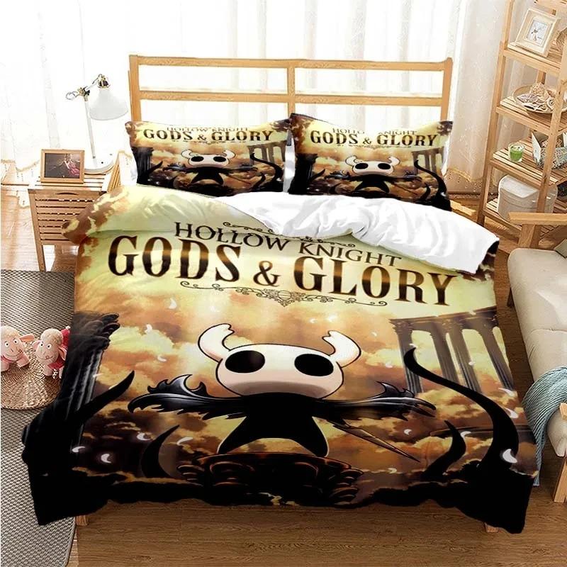 3D Hollow Knight Fashion Digital Printing Bedding Set Duvet Cover Comforter Bed Single Twin Full Queen Youth Girl Boys Gift