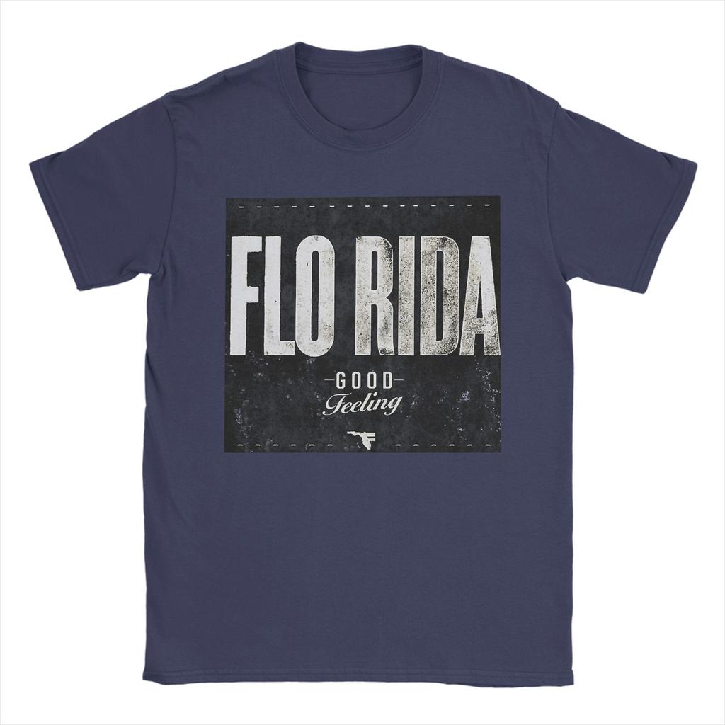 Retro Flo Rida TShirt For Unisex WoUnisex Round Neck Short Sleeve Top Tee Cotton Summer Clothing
