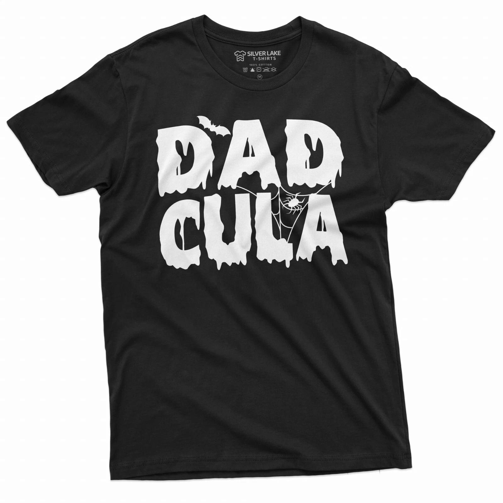 Funny Dadcula Halloween T-shirt Dad Father Costume Halloween Tee for Parent XXL
