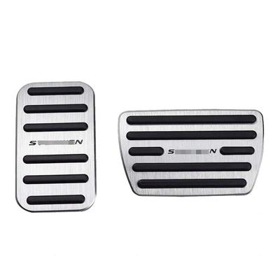 BOYOUS Honda New Stepwgn Stepwgn Spada RP Series Dedicated Aluminum Pedal Covers No Tools Required Round Rubber Set [Latest Model] (Brake &
