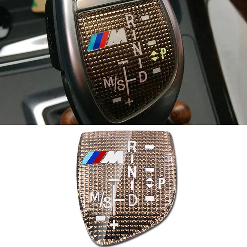VHP2   1pcs M performance Car Gear Shift Knob Sticker Cover For bmw M Sticker X1 X3 X4 X5 X6 X7 e46 e90 f20 e60 e39 f10 Car accessories