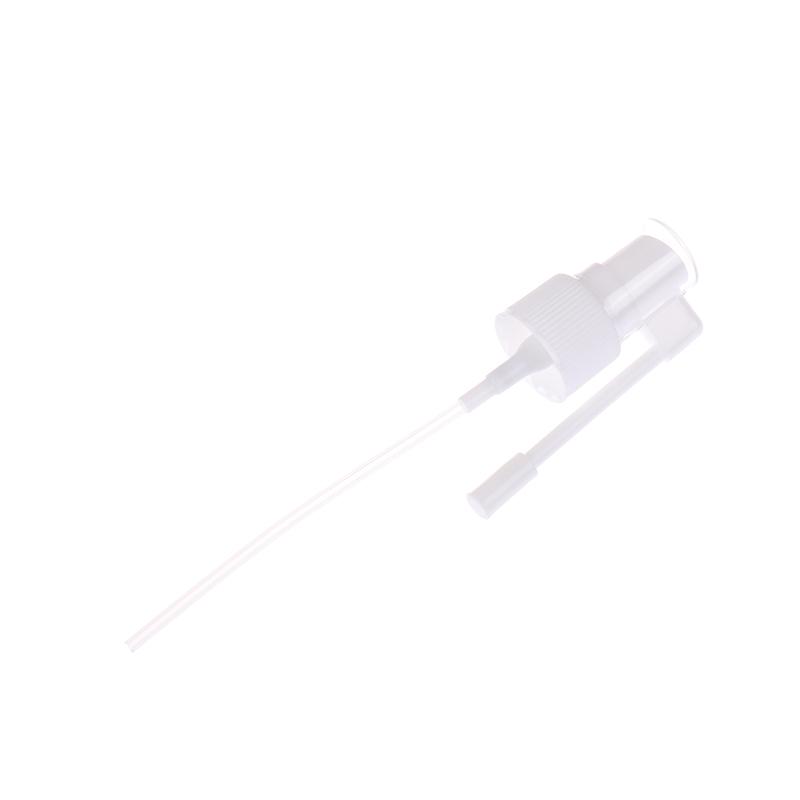 18/20 White Plastic Nasal Oral Spray Bottle Head Nozzle 360 Degree Rotating Elephant Trunk Mist Sprayer For Bottle