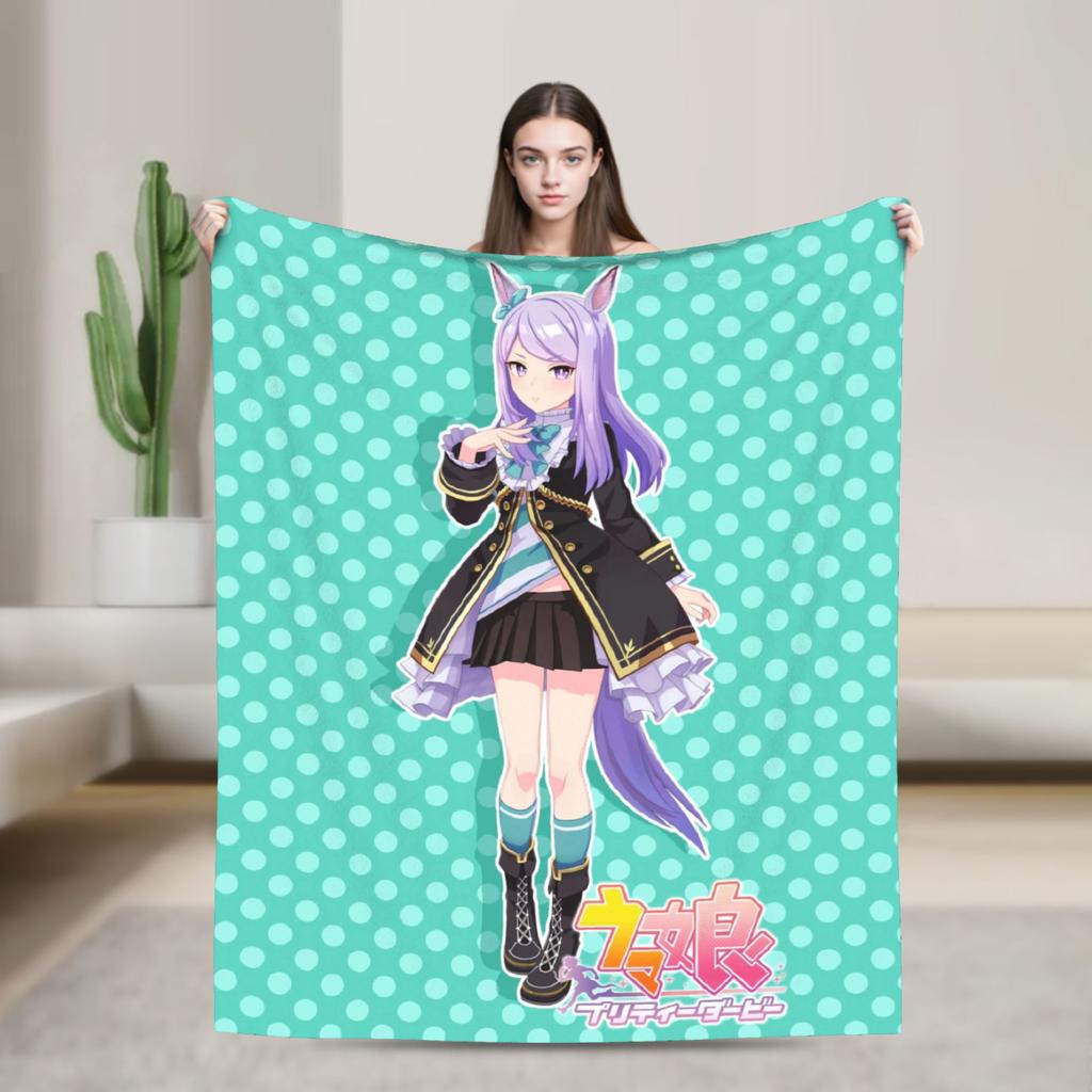 Smart Falcon UmaMusume Pretty Derby Blankets Quality Warm Soft  Bedding Throws Winter Kids Adult Living Room Novelty Bedspread