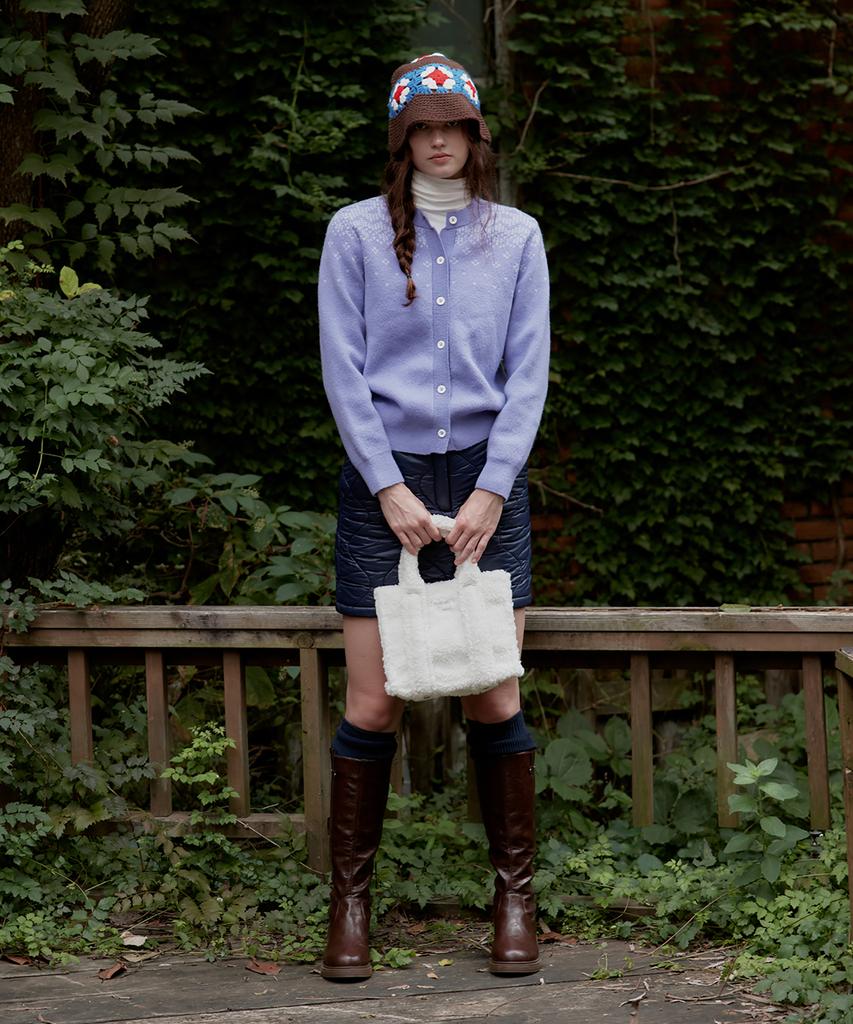 Studio&Parc Shearing Tote Bag_White