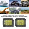 36W Car Work Light Car LED Work Light 1 Pair 4inch 4-Row 36W LED  Working Light Bar Driving Lamp Car Truck Modification