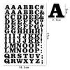 Adhesive Heat Transfer Vinyl Alphabets Symbols Pattern Ironing Sticker HTV Printing for Handmade Carfts Clothing T-Shirts Fabric