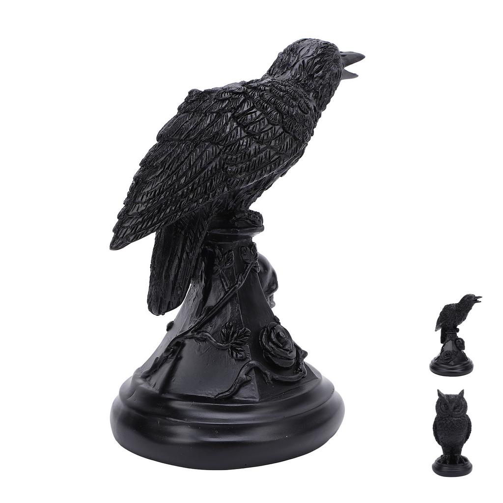 Gotycki świecznik Upiorny Stół Ozdoba Realistyczna Żywica Dekoracja Domu Gotycki Świecznik