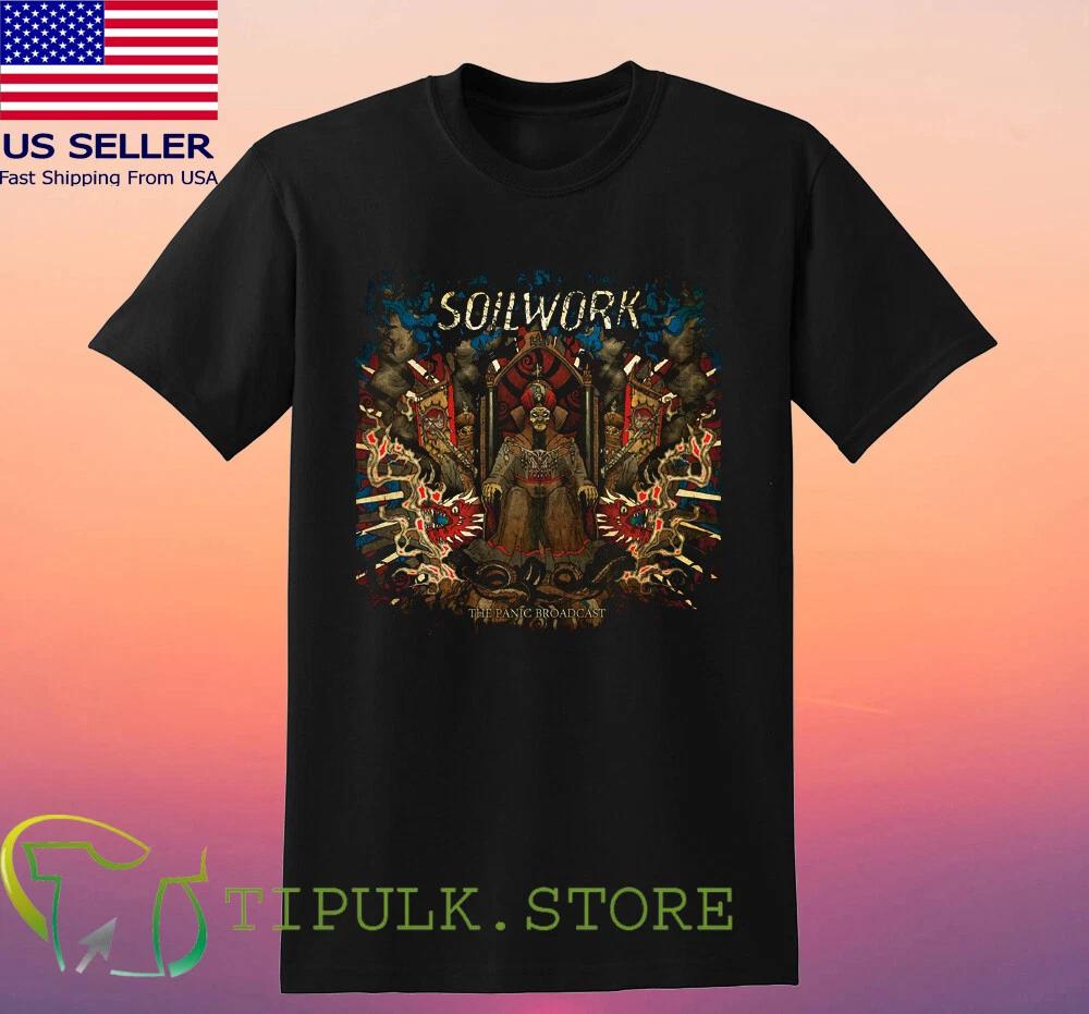Soilwork The Panic Broadcast Men s Black Size S-5XL 2XL