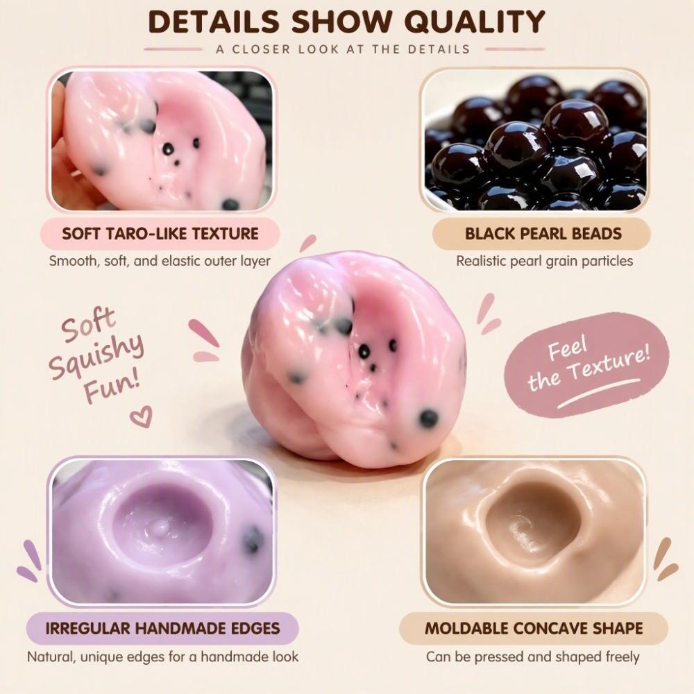 Soft Fidget Toy Shapeable Mochi Squishy Ball Ice Skin Squeeze Toy  Party Favors