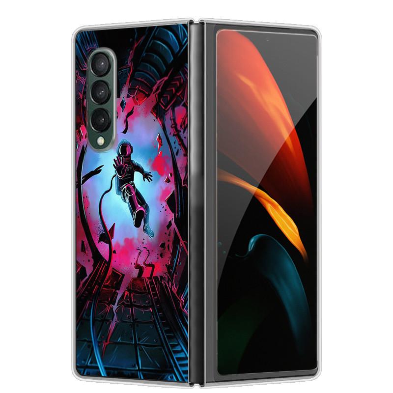 Etui na Samsunga Z Fold 5 Słodkie Modne Twarde Przezroczyste Etui na Telefon dla Samsunga Galaxy Z Fold5 5G ZFold 4 6 5G Powłoka Ochronna ZFold6