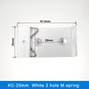 25MM 35MM 45MM Metal DIN Rail Fixed Clamp Clip Relay Mounting Buckle Simple Fixing Rack With Mounting Holes