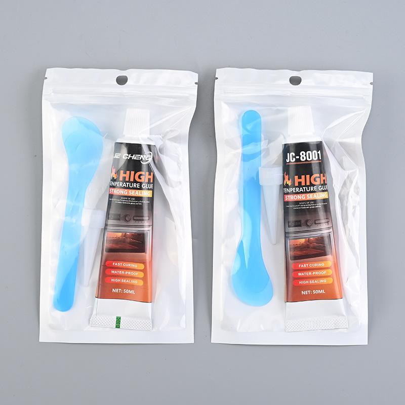 50ml High Temperature Silicone Adhesive Heat Resistant Strong Bond for Oven Panel Metal Glass Home Appliance Fix