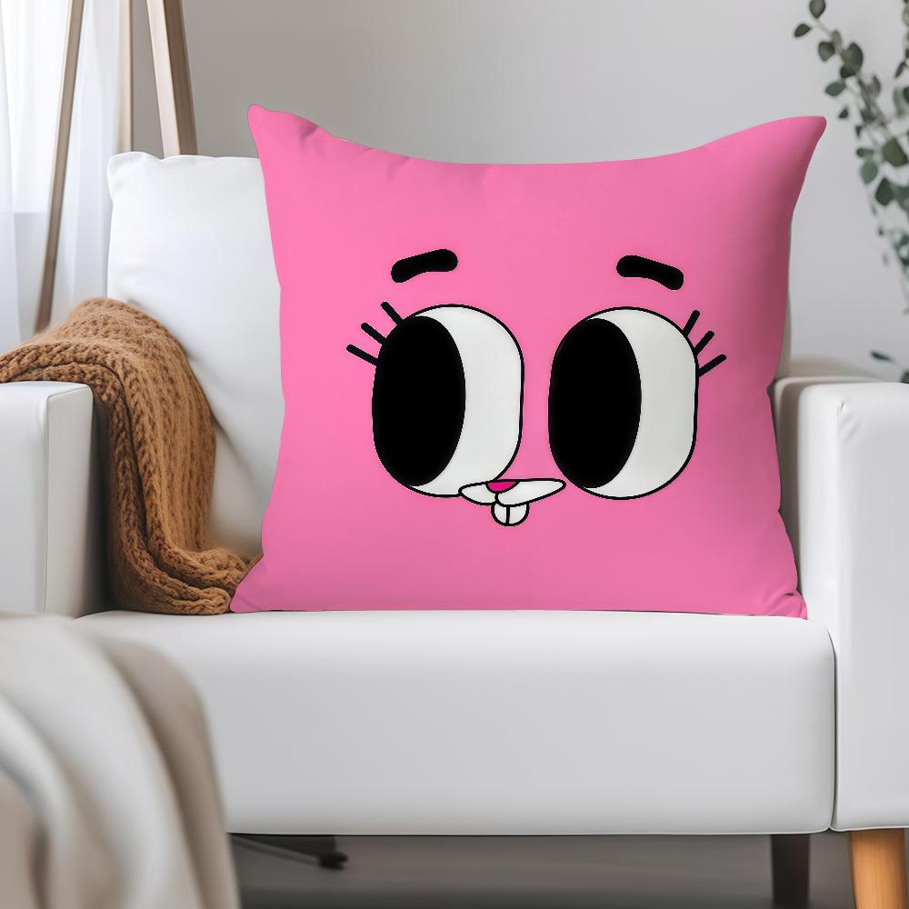 A-amazing W-world Of G-gumball Cartoon Pillow Case Applicable Space For Guest Rooms Interiors Cars Office House Decoration