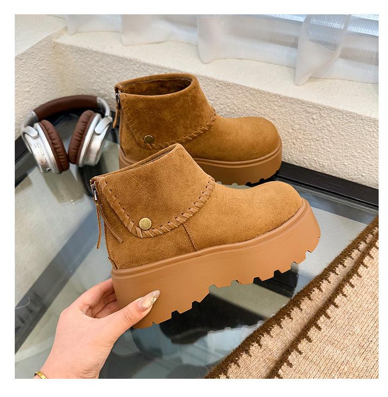 Thick-soled Martin Boots Women's 2025 New Autumn Retro British Style Versatile Two Wear Small Thin Boots Short Boots
