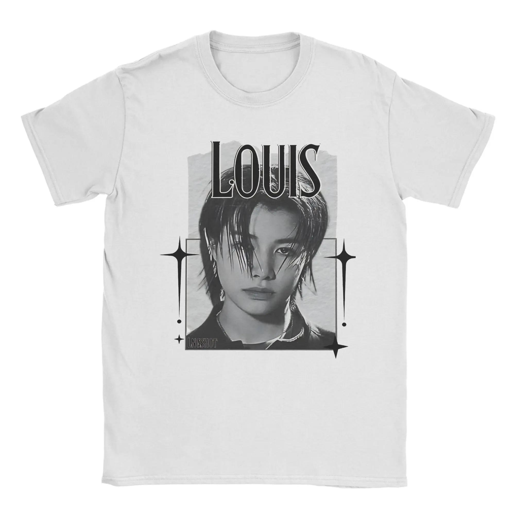 

2026 Уникальная футболка Louis Rising с длинным рукавом Мужская Женская Хлопковые футболки с круглым вырезом Футболки с коротким рукавом Одежда больших размеров Y2K 4XL