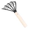 Garden Rake 5 Tine Claw Rake And Cultivator Manual Cultivator Digger Tool With Ergonomic Grip For Weeding Soil Dirt Sand Yard