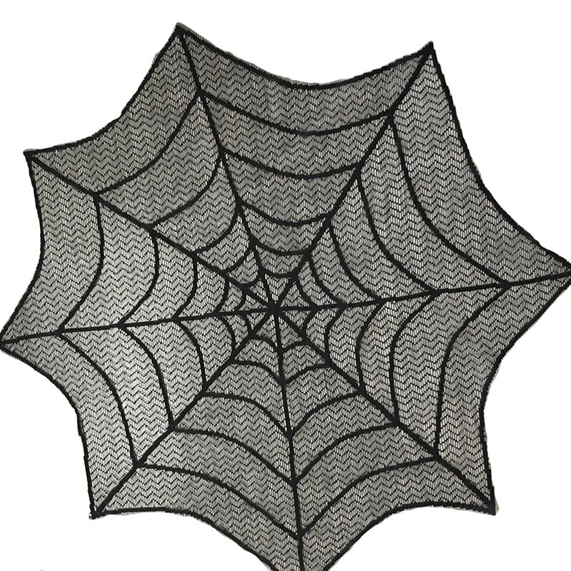 

Хэллоуин Черная паучья скатерть