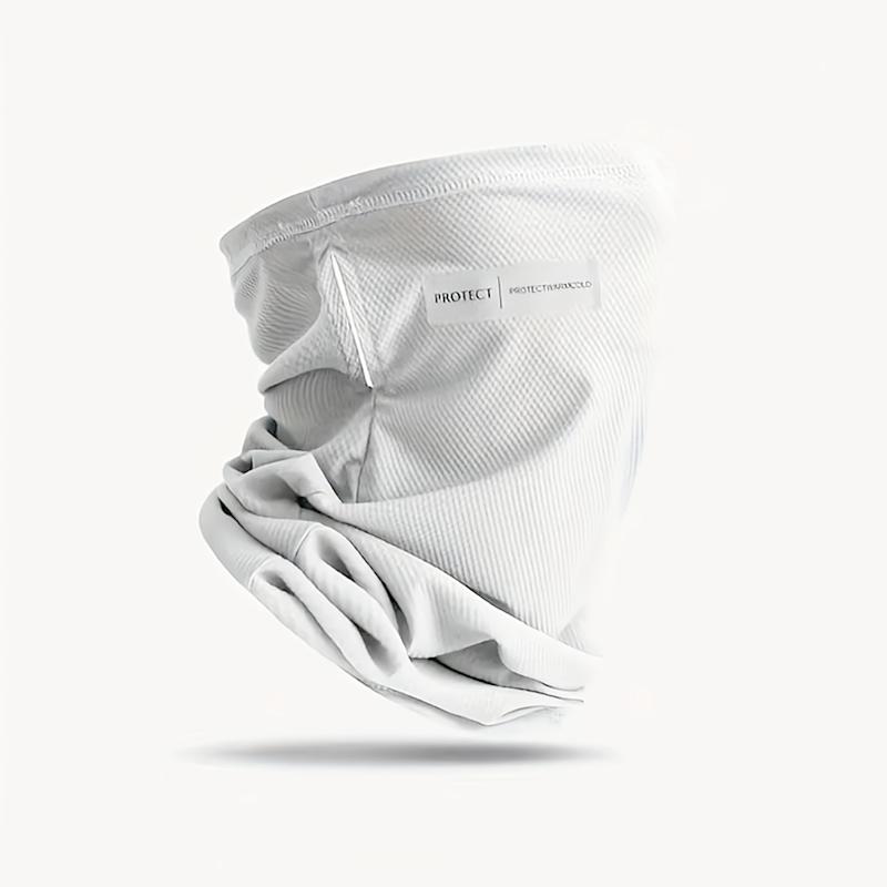 Cycling Face Mask Sunscreen Anti UV Sunshade Cooling Outdoor Face Cover Breathable Ice Silk Lightweight Camping Face Shield