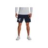 Under Armour Logo Print Mid-Rise Breathable Casual Shorts Men Shorts Navy-Blue 1377139-410